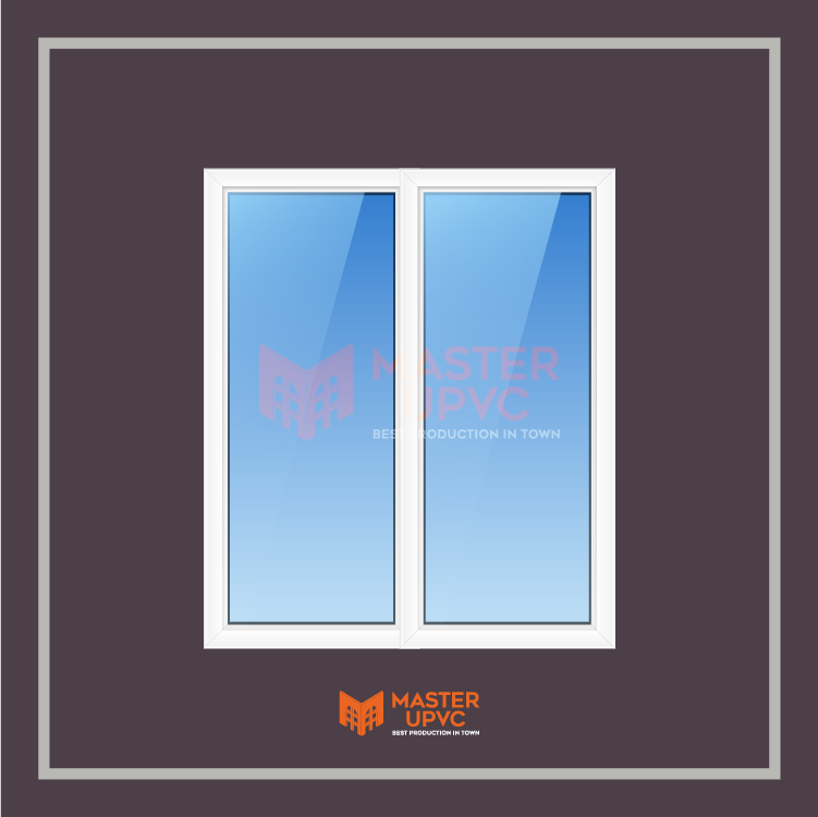 jendel sliding dua pintu master upvc