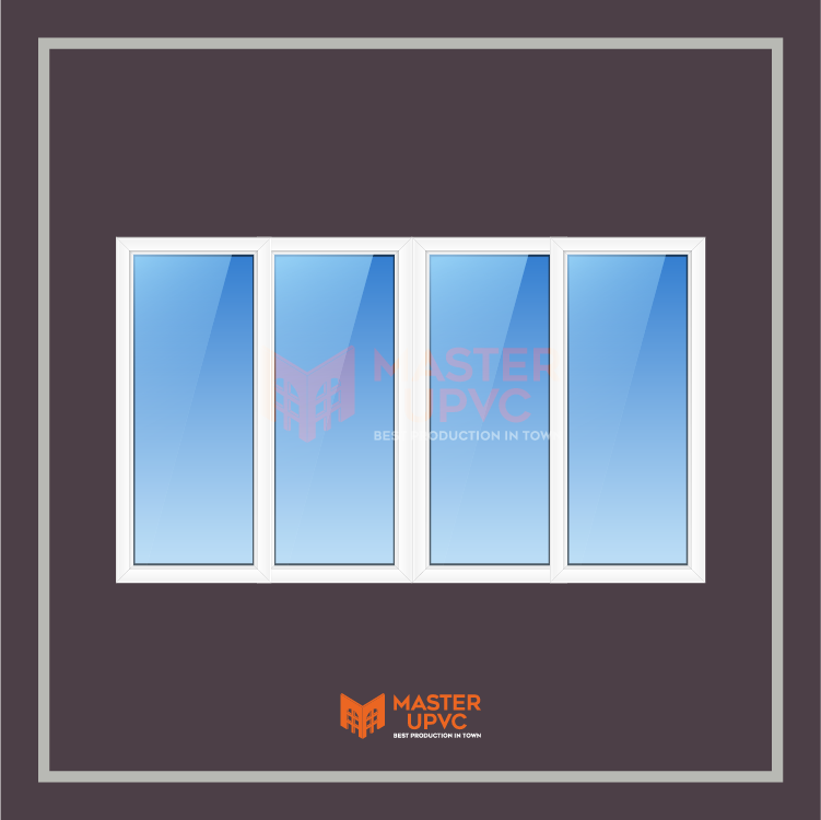 jendel sliding empat pintu master upvc